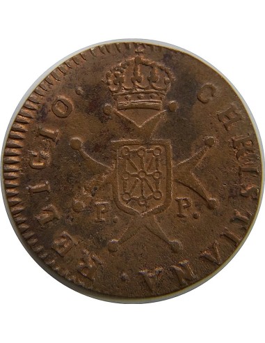 Fernando VII  3 Maravedís de Pamplona del 1826 EBC + 