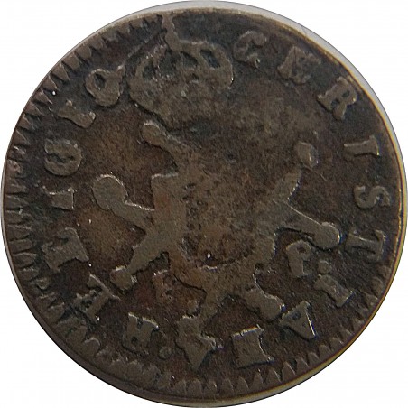 Fernando VII  1 Maravedí de 1820 de Pamplona