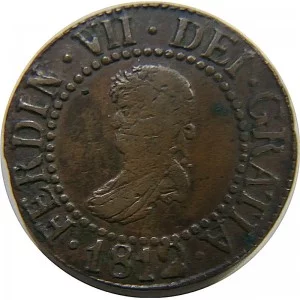 Fernando VII  12 Dineros 1812 de Mallorca