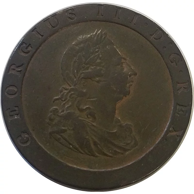  Georgius III Great Britain 2  Pence  1797  s/c