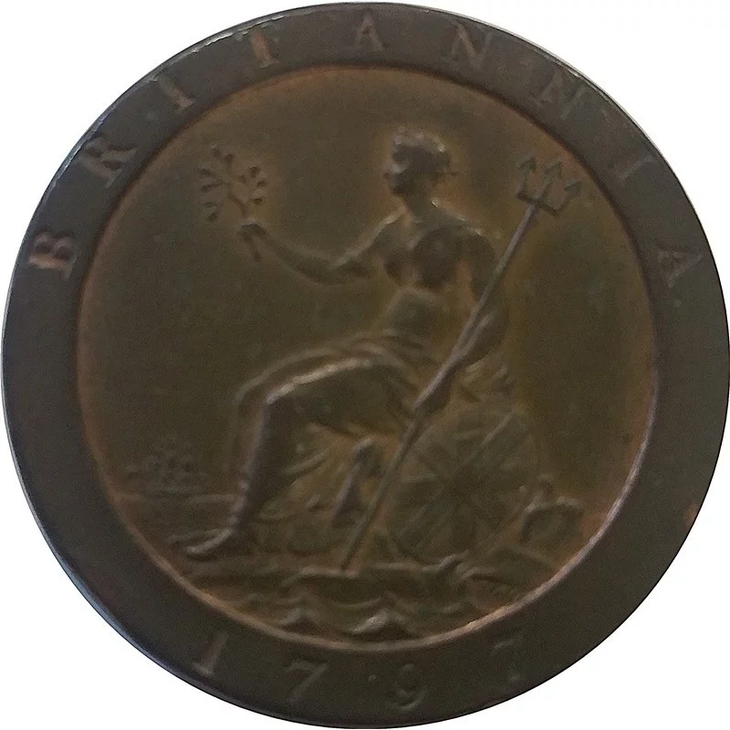  Georgius III Great Britain 2  Pence  1797  s/c