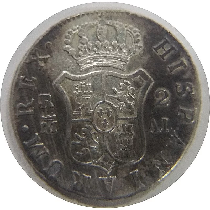 Carlos IV  2 Reales 1808 Madrid  A J