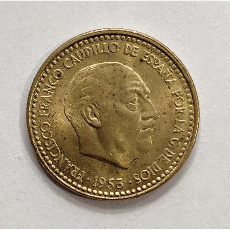 1 Peseta 1953 * 19 *61 Sin Circular