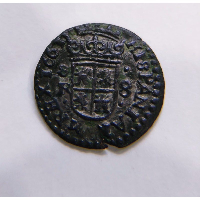 Felipe IV  8 Maravedies 1661 de Sevilla  EBC