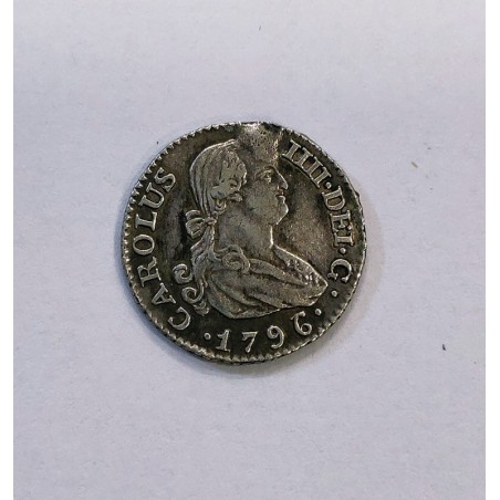 Carlos IV  1/2 Real Madrid 1796  Soldadura