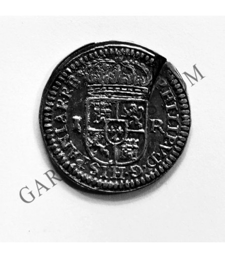 Felipe V 1 Real de 1707 Segovia Y  RARA Felipe V 1 Real de 1707 Segovia Y  RARA