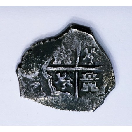 Felipe III  2 Reales Macuquina con ceca de Sevilla B