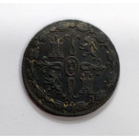 Fernando VII 8 maravedis Jubia 1826