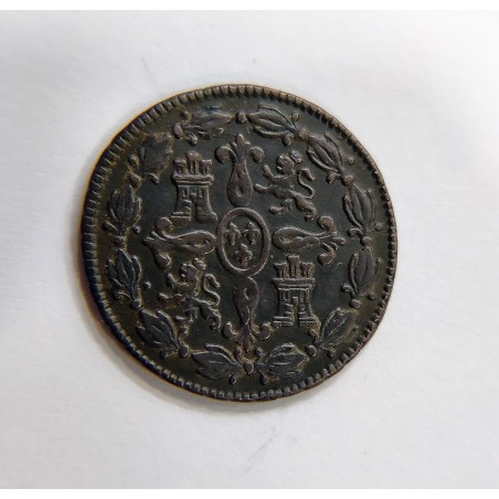 Carlos III 4 maravedis Segovia 1772 EBC