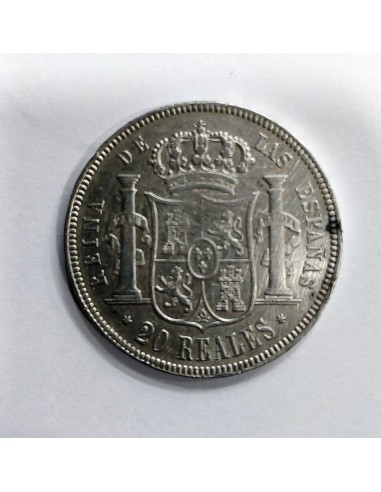 Isabel 2ª  20 Reales 1855 Madrid 