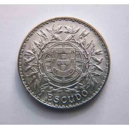 Portugal  1 Escudo 1915 Km 564  sin circular
