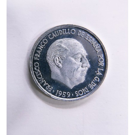 10 Centimos 1959 Proof, procede de Cartera