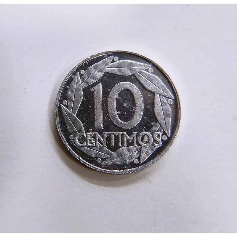 10 Centimos 1959 Proof, procede de Cartera