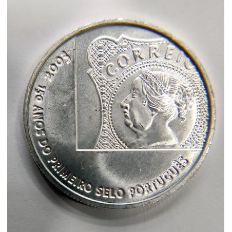 Portugal 5 EURO 2003  150 Años del 1er sello portugués