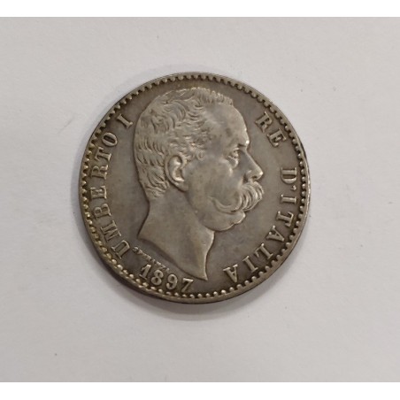 Italia  2 Liras Umberto I 1897 Roma EBC+