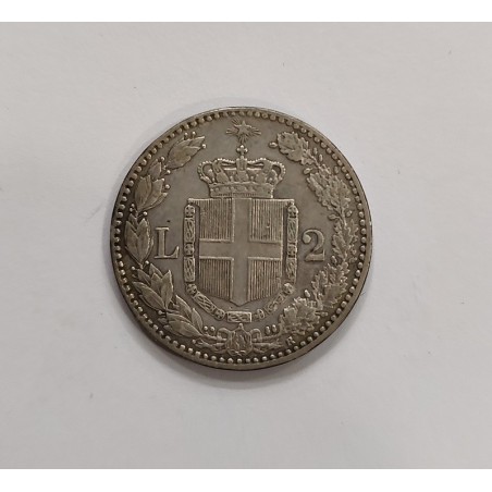 Italia  2 Liras Umberto I 1897 Roma EBC+