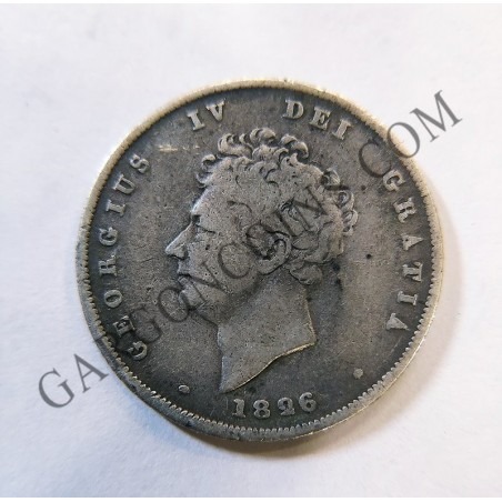 Jorge IV 1 Pence 1826 Gran Bretaña