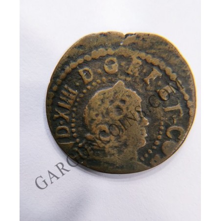 Seiseno de Luis XIV Rey de Francia y Cataluña 1649 Ceca de Barcelona