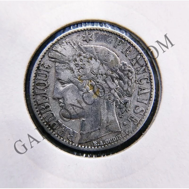 Francia 1 Franco 1888 A  Republica 