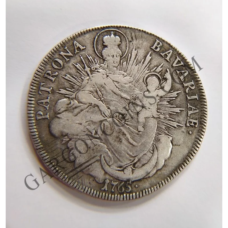 Thaler de Baviera de Maximiliam Joseph del 1765