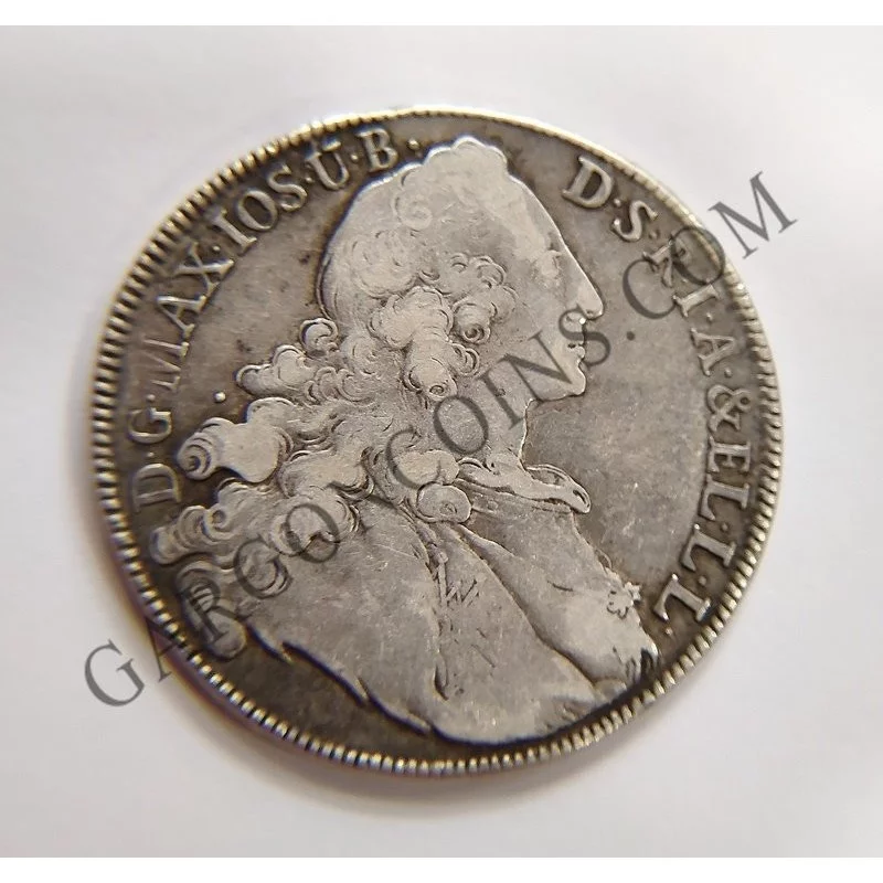 Thaler de Baviera de Maximiliam Joseph del 1765