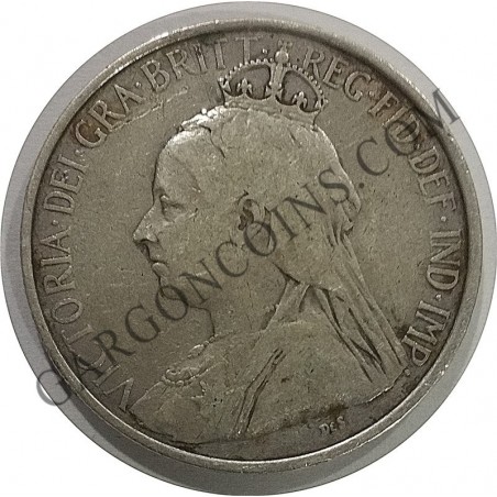 Chipre dominacion Inglesa 18 piastres del 1901