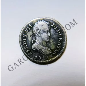 Fernando VII 1/2 real 1815 Madrid GJ