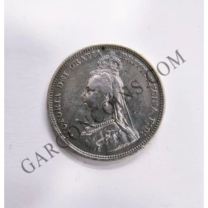 Gran Bretaña 1 Shilling Reina Victoria 1887 EBC Great Britain