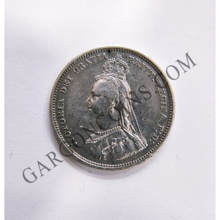 Gran Bretaña 1 Shilling Reina Victoria 1887 EBC Great Britain