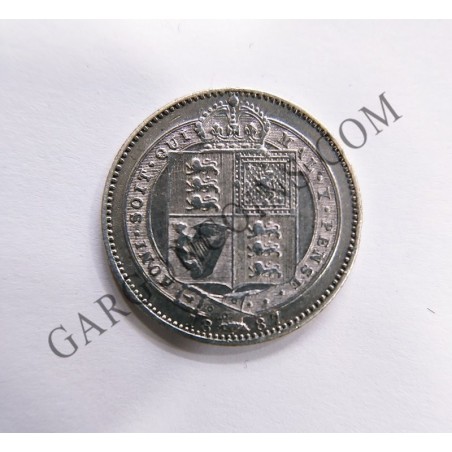 Gran Bretaña 1 Shilling Reina Victoria 1887 EBC Great Britain