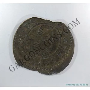 Felipe IV 16 maravedis sin fecha ceca Madrid oficina Puerta de Alcalá EBC