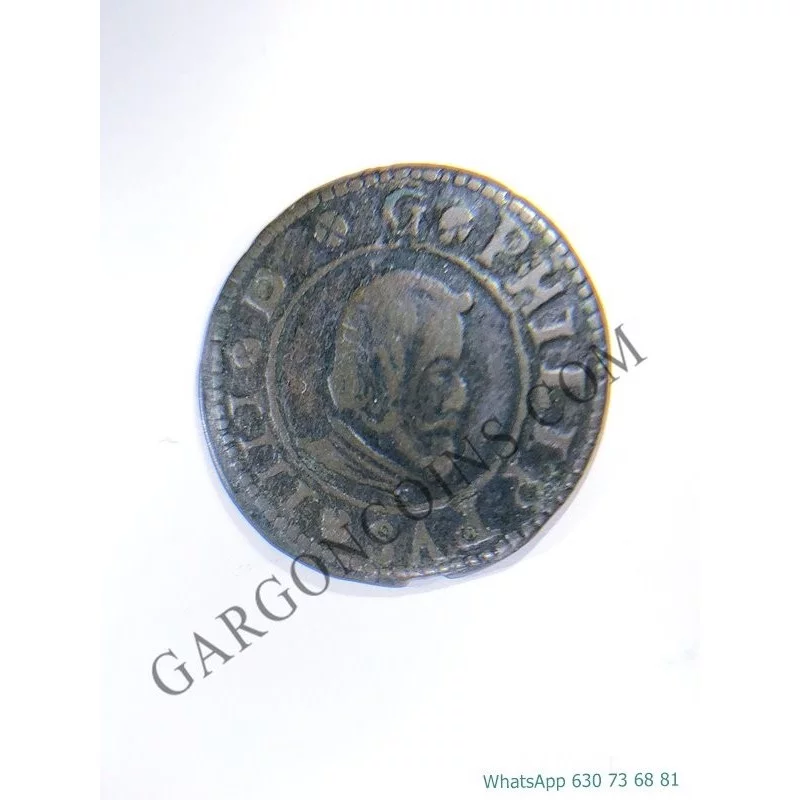 Felipe IV 16 maravedis 1664 Madrid S en EBC