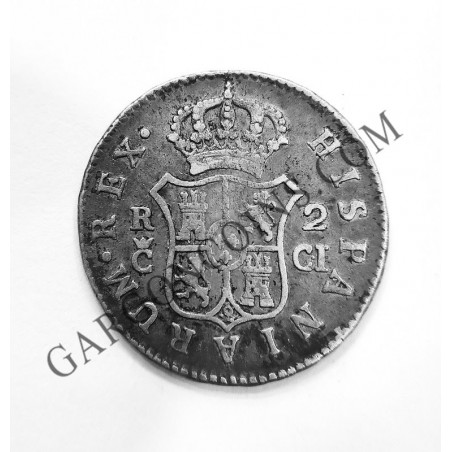 Fernando VII 2 Reales Cadiz C I de 1810  EBC