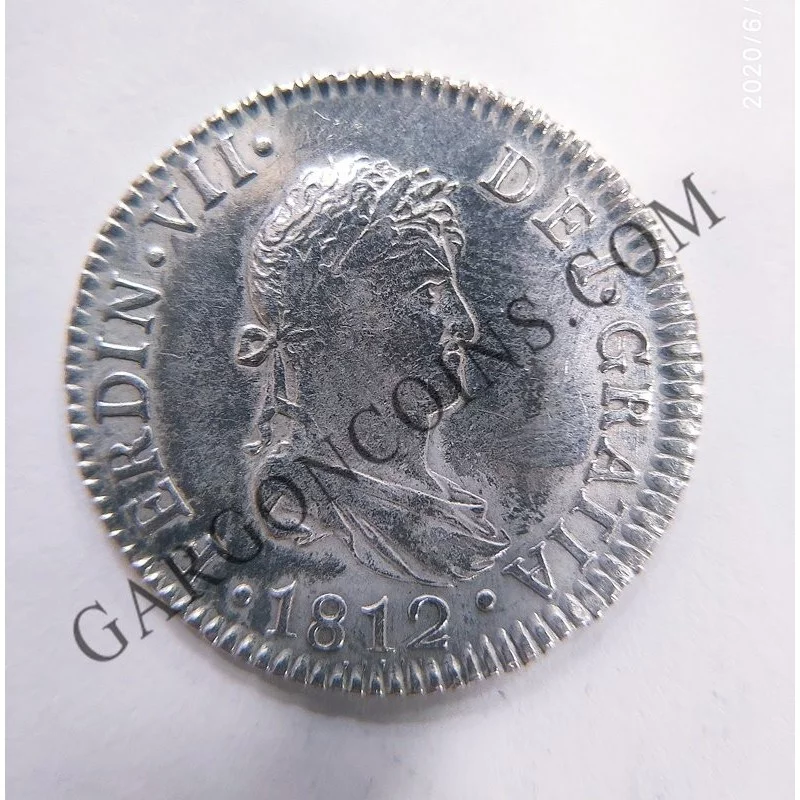 Fernando VII 2 Reales Cadiz C I de 1810  EBC