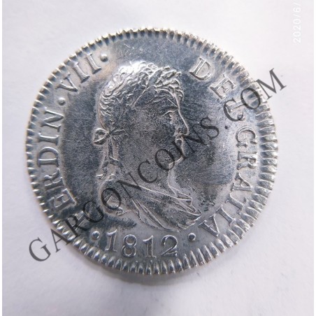 Fernando VII 2 Reales Cadiz C I de 1810  EBC