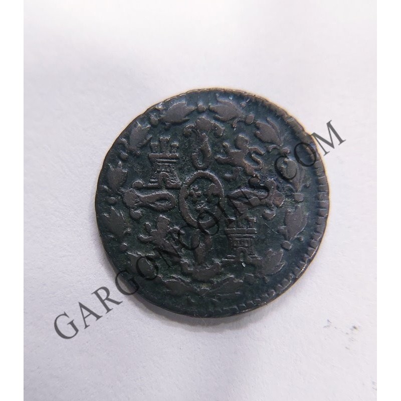 Carlos III 1775 2 maravedis Segovia