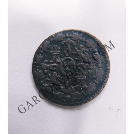 Carlos III 1775 2 maravedis Segovia