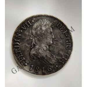 Fernando VII 8 reales Madrid 1816 G J