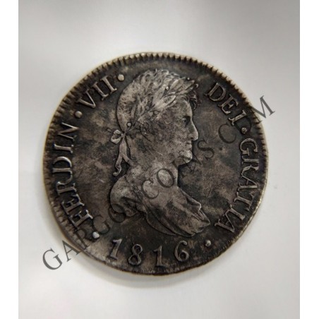 Fernando VII 8 reales Madrid 1816 G J