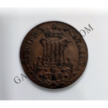 Isabel 2ª  6 Quartos del 1841  Principado de Cataluña EBC+