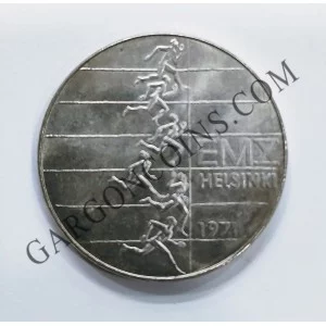 Finlandia 10 Markkaa de 1971 JJOO de Helsinky Plata