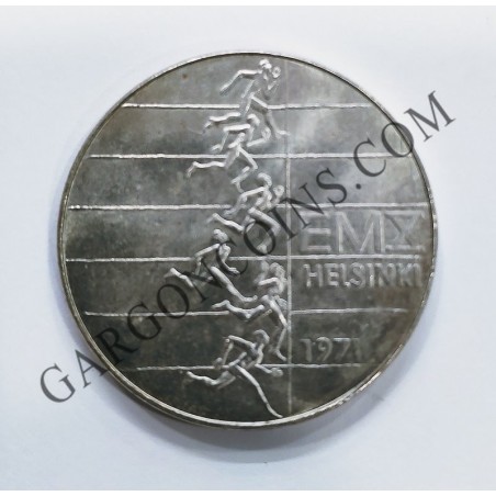 Finlandia 10 Markkaa de 1971 JJOO de Helsinky Plata