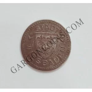 Estado Aleman de WEISBADEN 10 Notgeld S/C German states