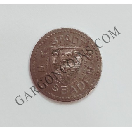 Estado Aleman de WEISBADEN 10 Notgeld S/C German states