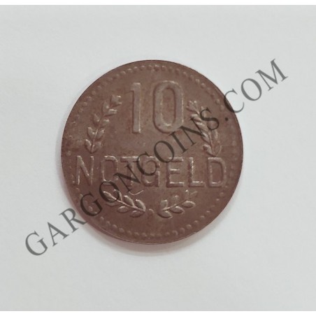 Estado Aleman de WEISBADEN 10 Notgeld S/C German states