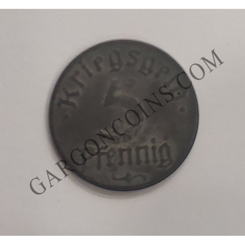 Strassburg( Bas Rehim) Estado de Alsacia Lorena  1918 Notgeld 5 Pfenning Hierro EBC+