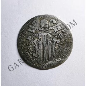 Estados Papales Italian States Benedictus XIV 1750  1 Grosso