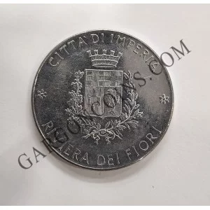 Jeton de 100 liras del Transporte Publico AMAT de la Citta de Imperia 1977