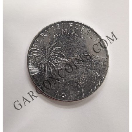 Jeton de 100 liras del Transporte Publico AMAT de la Citta de Imperia 1977