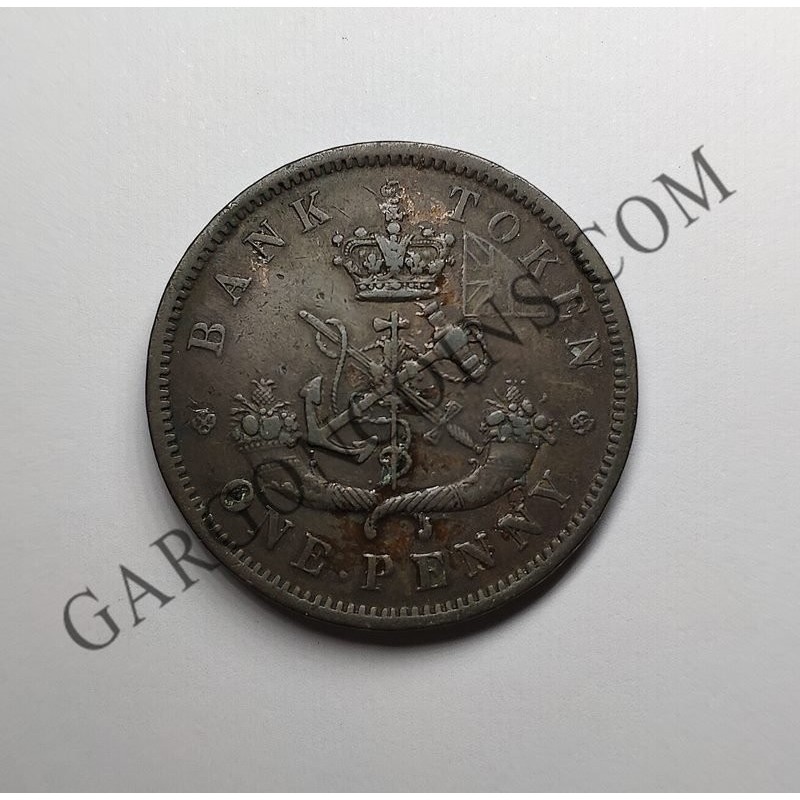 Alto Canada Penny 1857  Km Tn3 Toronto